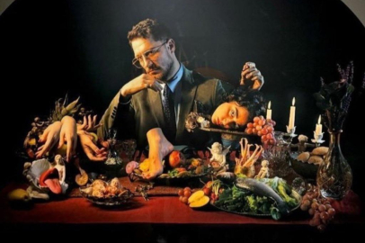 Uraz Kaygılaroğlu'nun sergi için verdiği pozlara tepki yağdı