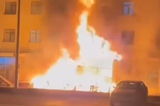 Bursa'da iş yerinde korkutan yangın!