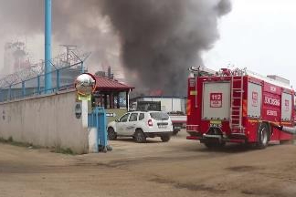 Ünye Tersanesi’nde gemi yangını
