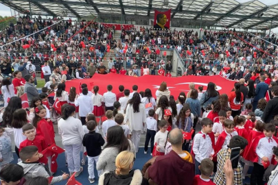Almanya’nın Heilbronn şehrinde coşkulu 23 Nisan kutlaması