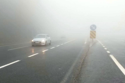 Bolu Dağı'nda sis etkili oldu