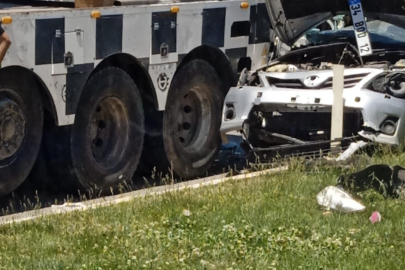 Siirt'te otomobil vincin altına girdi, sürücü hayatını kaybetti
