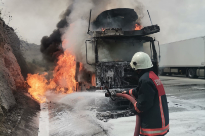Bursa'dan yola çıkmıştı: Tırda yüklü 7 sıfır araç küle döndü!