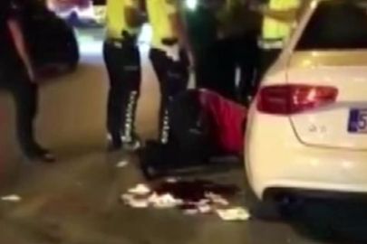 Sakarya'da motosiklet kazasında metrelerce sürüklenen kadın sürücü otomobilin altına girdi