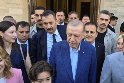 Cumhurbaşkanı Erdoğan, bayram namazını Marmaris'te kıldı