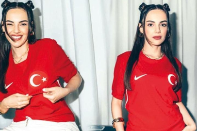 Mili Takım'ın marka elçisi Yağmur Tanrısevsin üçlü çektirdi