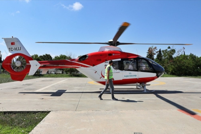 Hava ambulansları 126 acil vaka için harekete geçti