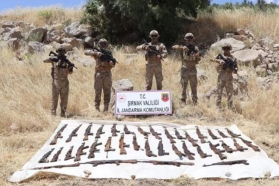 'Bozdoğan-49' operasyonunda 36 piyade tüfeği ele geçirildi