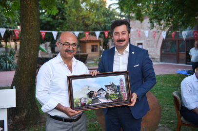 Bursa Yenişehir Kaymakamı Mustafa Güney'e veda yemeği