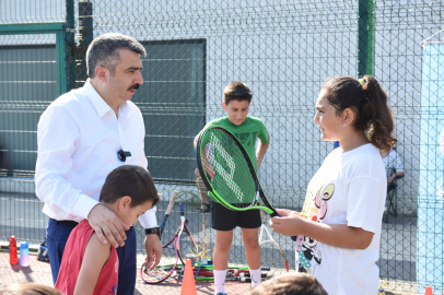 Başkan Yılmaz'dan Bursa Yıldırım'a yeni tenis kortu müjdesi
