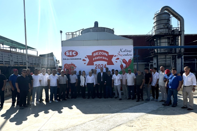 Bursa Karacabey'de salça üretim sezonu açıldı