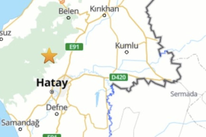 Antakya'da deprem oldu