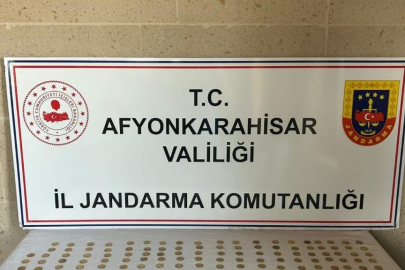 Afyonkarahisar'da 299 sikke ele geçirildi