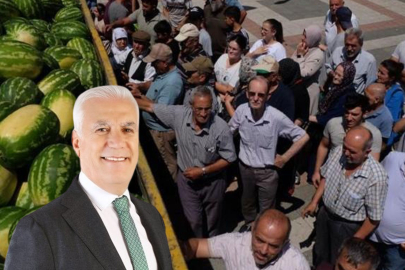 Bursalı çiftçiye sahip çıkan Başkan Bozbey'e 'kavun-karpuz' eleştirisi!