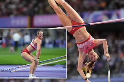 Madalya zaferini kalabalığa twerk yaparak kutladı! Alysha Newman...