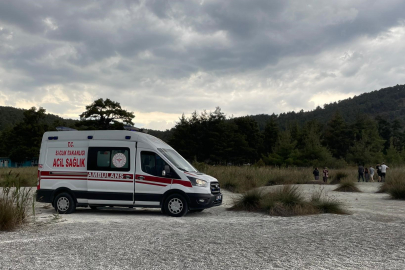 Burdur'da Salda Gölü'ne giren genç boğuldu