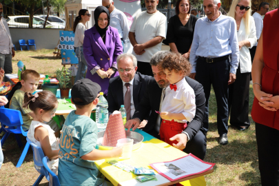 Bursa'da minikler "Okul Öncesi Çocuk Şenliği"nde hem öğrendi hem eğlendi