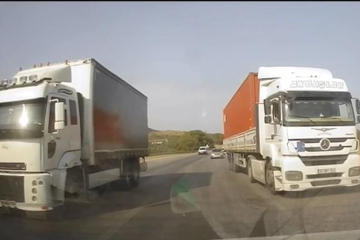 Bursa'da tır, faciaya davetiye çıkardı! Kırmızı ışıkta geçince...