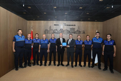 Bursa İnegöl Belediye Başkanı Alper Taban Zabıta Haftasını kutladı