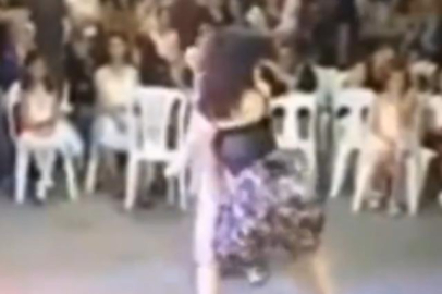 Sünnet düğününde çılgın dans gösterisi