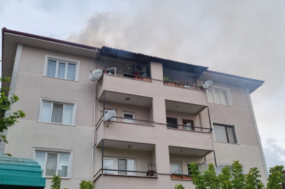 Sakarya’da şehir merkezinde korkutan yangın