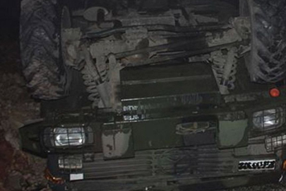 Şırnak'ta askeri araç devrildi: 10 asker yaralandı
