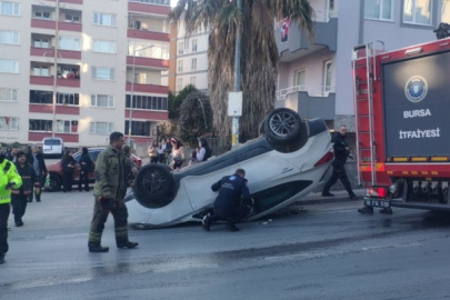 Bursa'da Mudanya'da trafik kazası: 1 yaralı