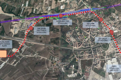 Bursa Emek-Yüksek Hızlı Tren-Şehir Hastanesi Metrosu 2026'da tamamlanacak!