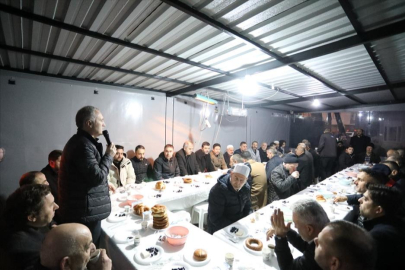 Bursa'da bereket sofrası Mevlana Camii'nde kuruldu