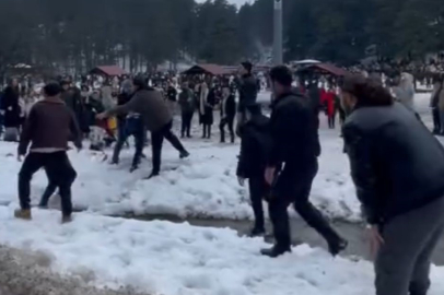 Bolu'da hamsi festivalinde yumruklar havada uçuştu