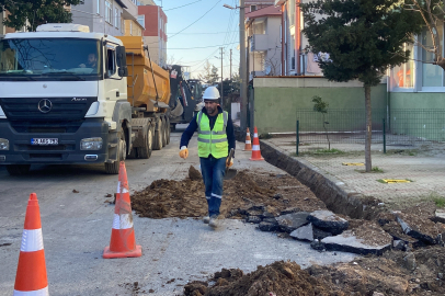 Kocaeli'de kazı çalışması sırasında doğal gaz borusu delindi