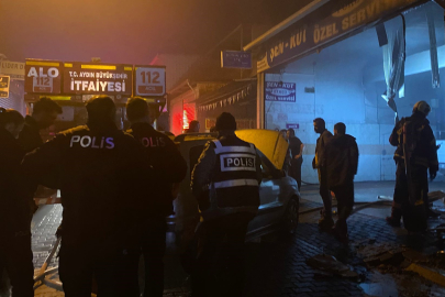 Aydın'da ısınmak için yakılan ateş söndürülmeyince yangın çıktı