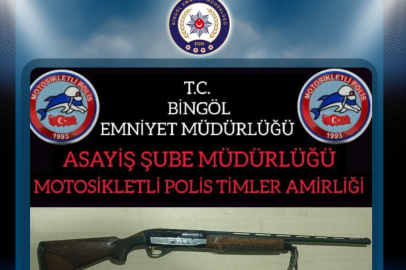 Bingöl’de ruhsatsız tüfek ele geçirildi