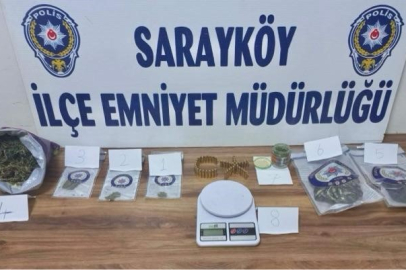 Denizli'de üzerinde uyuşturucu ile yakalanan zehir taciri tutuklandı