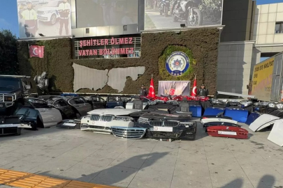 110 milyon euroluk kaçak otomobil ve yedek parça operasyonu!