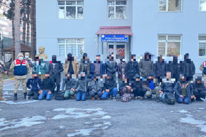 Bitlis’te 24 düzensiz göçmen yakalandı