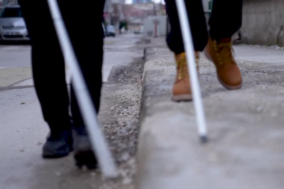 Bursa'da görme engelli milli judocu kendisi gibi olanlara ilham vermek istiyor