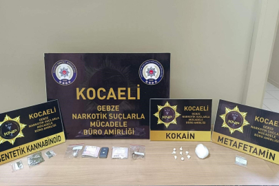 Kocaeli'de uyuşturucu tacirlerine yönelik operasyonda 3 tutuklama