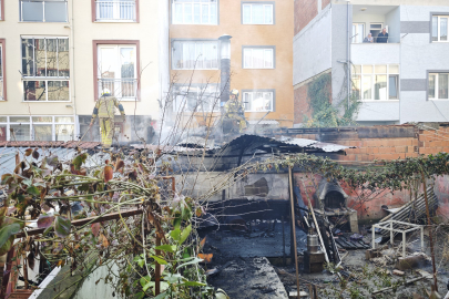 Bursa'da barakada çıkan yangın söndürüldü