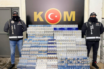 Ağrı'da kaçak sigara operasyonu