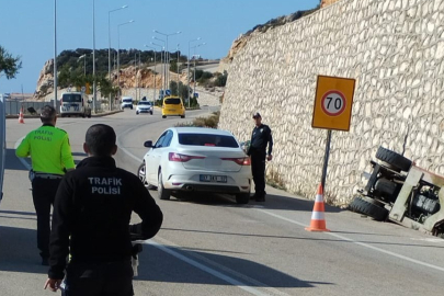 Antalya'da forkliftin altında kalan kişi hayatını kaybetti
