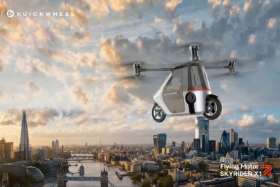 Çinli şirket 'uçan motosiklet' konseptini tanıttı