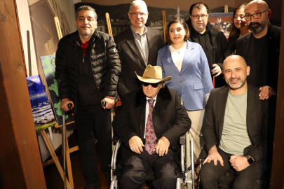 Eşref Armağan, Bursa Mudanya'da sanatseverlerle buluştu