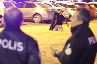 Aksaray'da “kaybedecek bir şeyim yok” diyen şahıs bıçakla kendini yaraladı