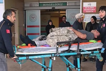 Bursa'da devrilen mikserin sürücüsü yaralandı!