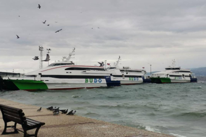 Marmara'da hava koşulları nedeniyle bazı seferler iptal edildi