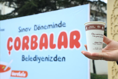 Öğrencilere sabah çorbası Bursa İnegöl Belediyesi’nden