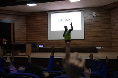 Bursa'da BUSKİ'den miniklere su bilinci eğitimi