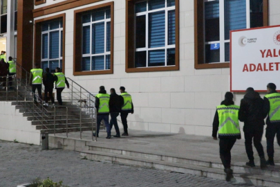 Yalova merkezli 4 ildeki göçmen kaçakçılığı operasyonunda 8 tutuklama