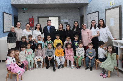 Bursa'da kreş öğrencilerinin karne heyecanı